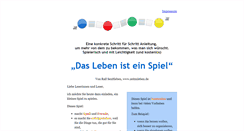 Desktop Screenshot of leben-ist-ein-spiel.de